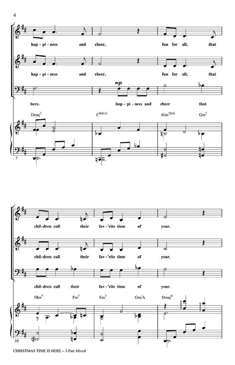 Christmas Time Is Here Sheet Music by Ed Lojeski (SKU: 08745792 ...