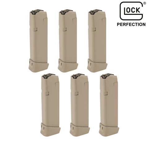 Glock 19X 9mm 19 Round Extended Magazine (6 Pack) | The Mag Shack