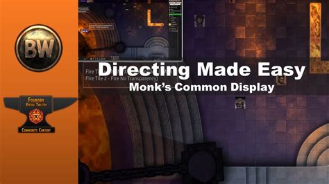 Foundry VTT Module Showcase & Tutorial: Monk's Common Display - YouTube