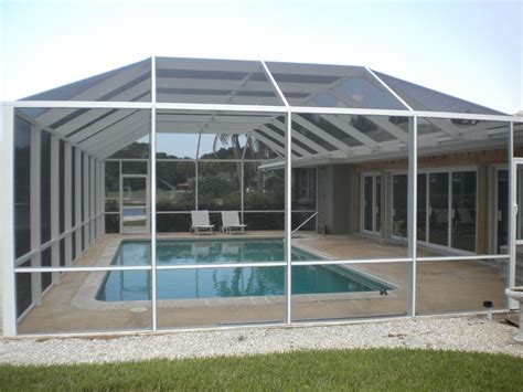 Mansard Pool Cages Gallery – DR Aluminum