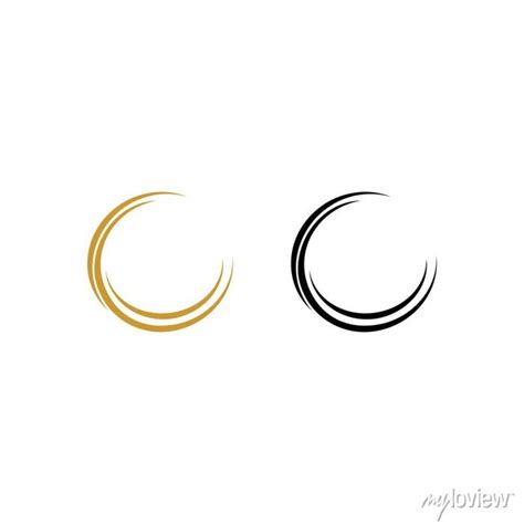 Logo curve creative template technology logo vector • wall stickers ribbon, elegant, water ...