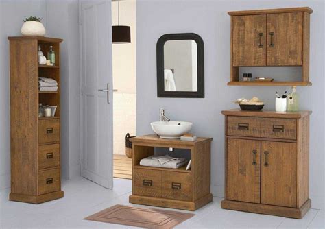 17 meubles en bois massif pour la salle de bains