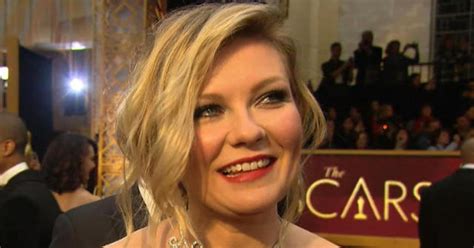 Kirsten Dunst interview at the Oscars - CBS News