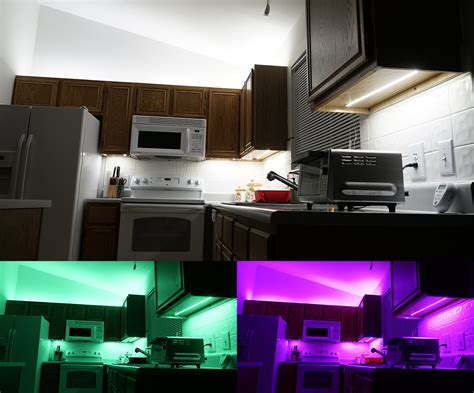 Above-Cabinet and Under-Cabinet LED Lighting: How to Install LED Strip ...