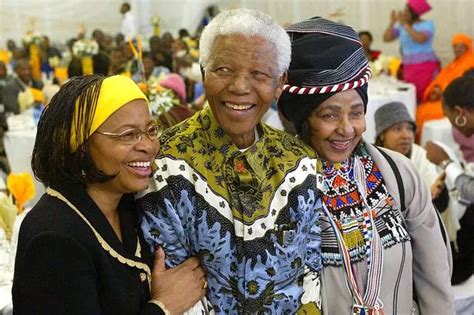 'Winnie Mandela was like a sister to her former husband Nelson's new wife as he lay dying ...