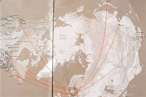 SAS Scandinavian Airlines long haul route map | Scandinavian airlines system, Route map ...