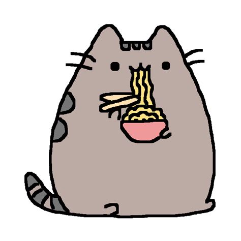 Editing pusheen eating ramen - Free online pixel art drawing tool - Pixilart