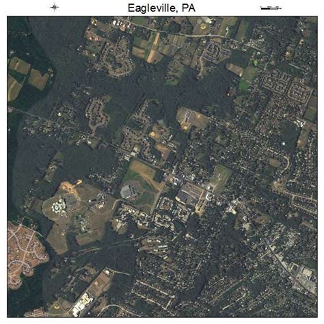 Aerial Photography Map of Eagleville, PA Pennsylvania