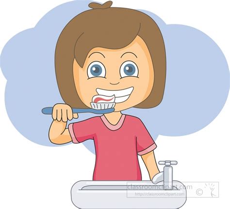 brushing teeth - Clip Art Library