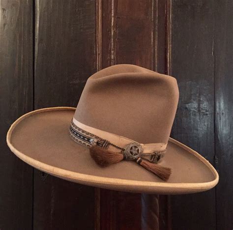 1920’s Wyoming Stetson. My collection . | Cowboy hats, Cowboy hat styles, Funky hats