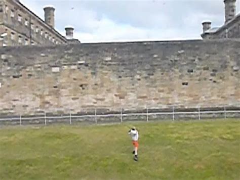 Barlinnie 'drugs delivery' as video shows man throw packages over prison wall in broad daylight ...