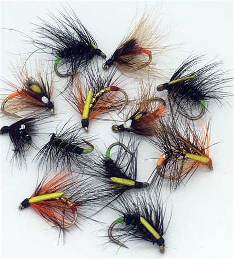 BestCity Fly Fishing Caddis Snatchers set 10-14 Trout Flies UK 12 x Flies #100 | BestCity Tackle