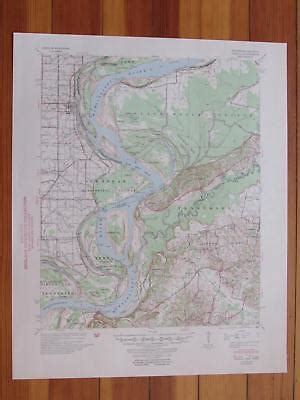 Osceola Arkansas 1953 Original Vintage USGS Topo Map | eBay