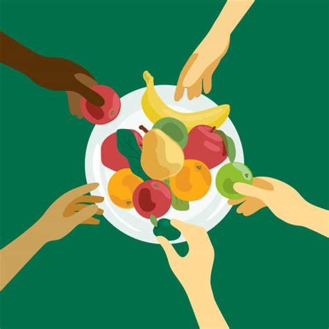 Sharing Food Illustrations, Royalty-Free Vector Graphics & Clip Art ...