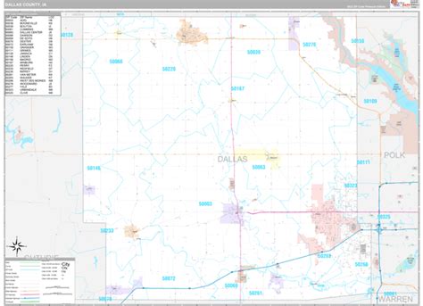 Digital Maps of Dallas County Iowa - marketmaps.com