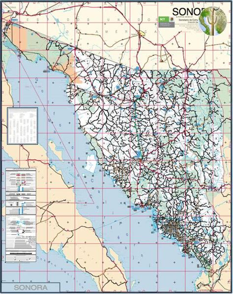 Roadmap of Sonora, Mexico | Wild Sonora