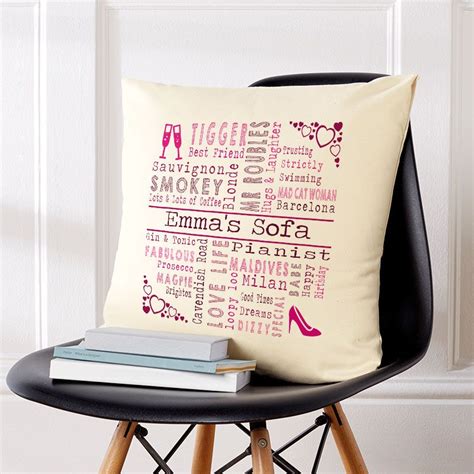 Personalised Cushion - Change The Icons & Corners | Personalised ...