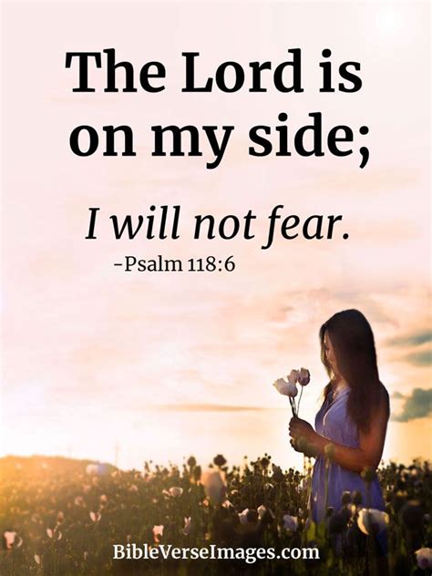 Inspirational Bible Verse - Psalm 118:6 | Inspirational quotes ...