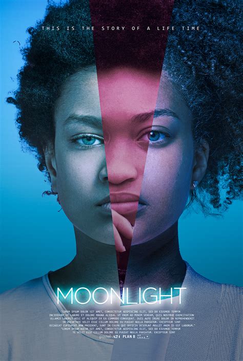 Reinterpretation of The Moonlight Poster :: Behance