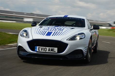 Aston Martin Rapide E: electric supersaloon prototype ride ...