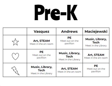 Pre-K | Park Lakes Elementary School