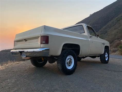 1985 Chevy K10 Custom Deluxe 108k miles AC originalpaint survivor 4x4 NO RESERVE for sale ...