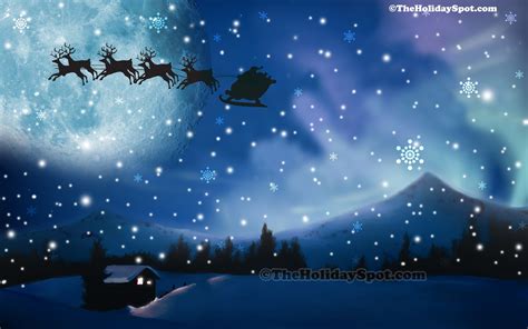 Christmas Night Wallpaper - WallpaperSafari