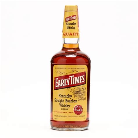 Early Times Bourbon Whisky (Lot 4057 - Rare SpiritsApr 30, 2021, 12:00pm)