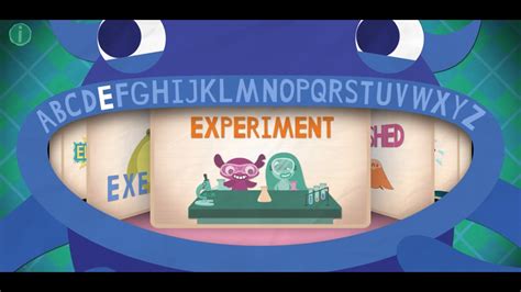 Letter E - EXPERIMENT | Endless Alphabet A to Z - Originator Games - YouTube