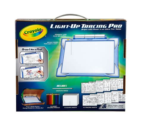 Crayola; Light-up Tracing Pad; Blue; Art Tool; Bright LEDs; Easy ...