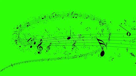 Animated Background with Musical Notes, Music Notes - LOOP Stock Footage - Video of concert ...