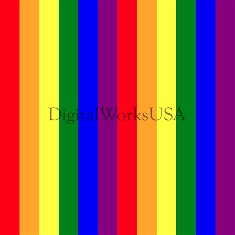 Rainbow Stripe Pattern Seamless File JPG - Etsy