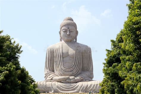 The Great Buddha Statue. Bodh Gaya, India Stock Image - Image of ...