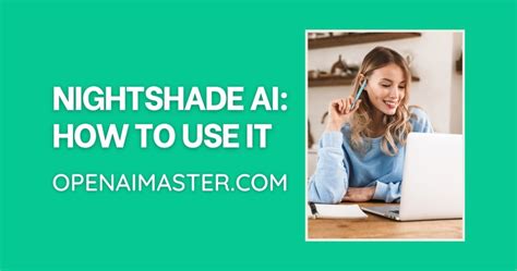 Nightshade AI: How to Use It - GPT Master.AI