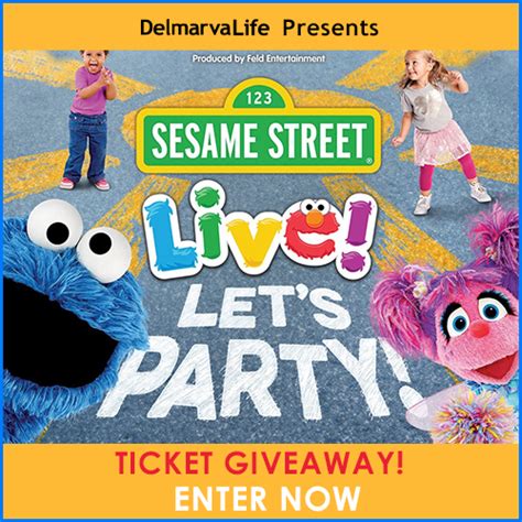 Sesame Street Live Ticket Giveaway Entry – DelmarvaLife