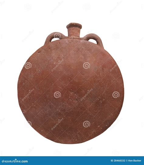 Ancient Egyptian Pottery Isolated. Stock Photo - Image: 28468332