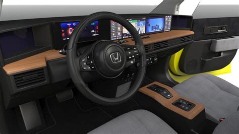 Honda E 2021 (Detailed Interior) - 3D Model by 3DStarving