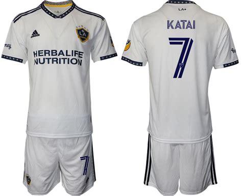 Men 2022-2023 Club Los Angeles Galaxy home white 14 Adidas Soccer Jersey on sale,for Cheap ...