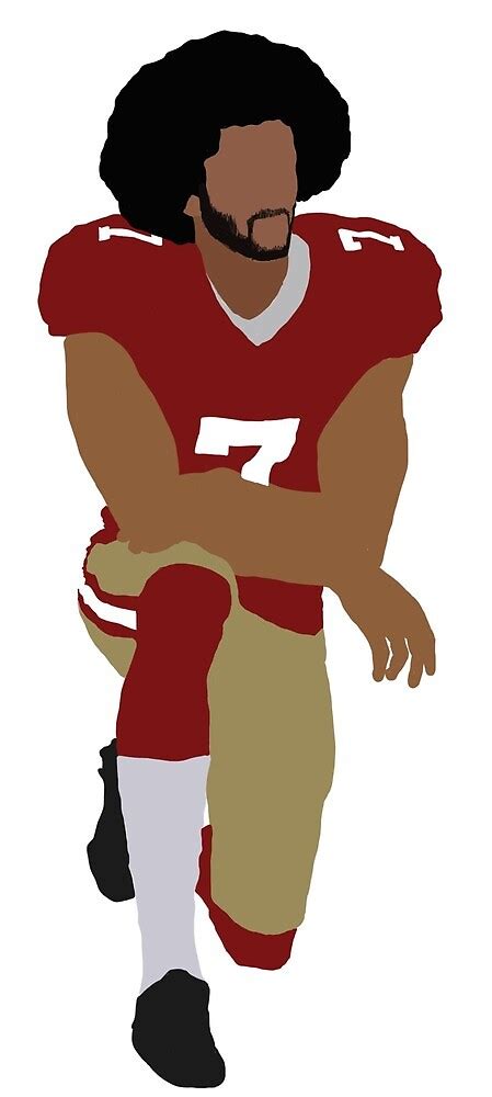 "Colin Kaepernick Kneeling" by baileymincer | Redbubble