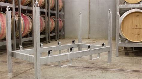 Wine Barrel Rack - Efficient and Secure Storage for Oak Wine Barrels