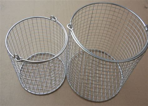 Round Stainless Steel Wire Mesh Baskets/ 304 316 Wire Mesh Filter Basket