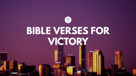 Bible Verses About Victory | PRAYER POINTS