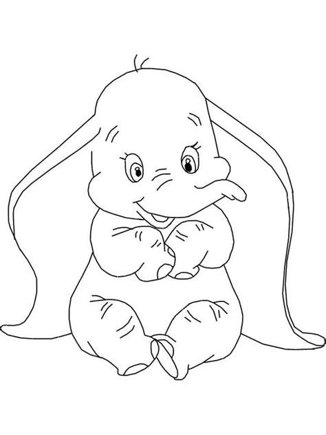 dumbo coloring pages - Clip Art Library