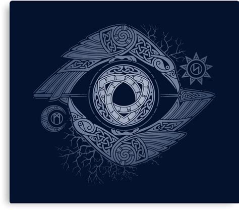 "ODIN'S EYE" Canvas Print by RAIDHO | Redbubble