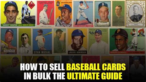 How To Sell Baseball Cards In Bulk - 8 Some Quick Tips