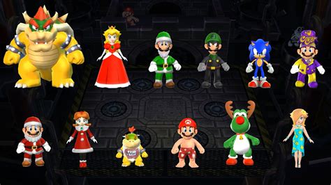 Mario Party 9 Mod - All Characters Gameplay - YouTube