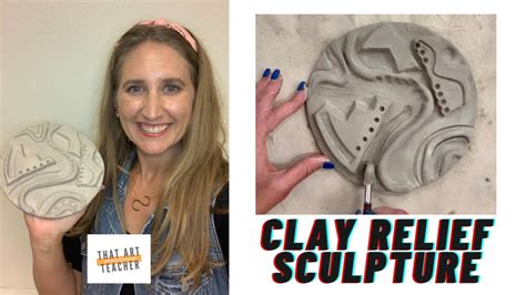 Clay Relief Sculpture | Additive and Subtractive Clay Techniques - YouTube