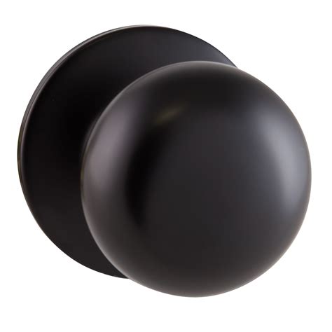 Design House Cambridge Matte Black Passage Door Knob - Walmart.com ...