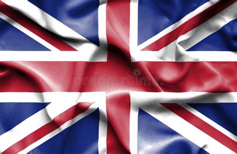 Great Britain waving flag stock illustration. Illustration of flag - 147121032