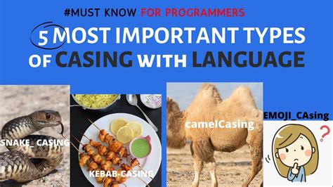 Types of casing in programming with language || Casing rules || Snake ...